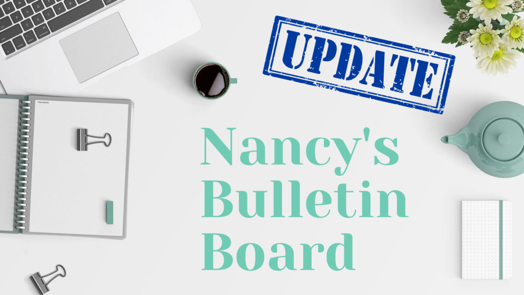 Nancy's Bulletin Board March 17, 2023