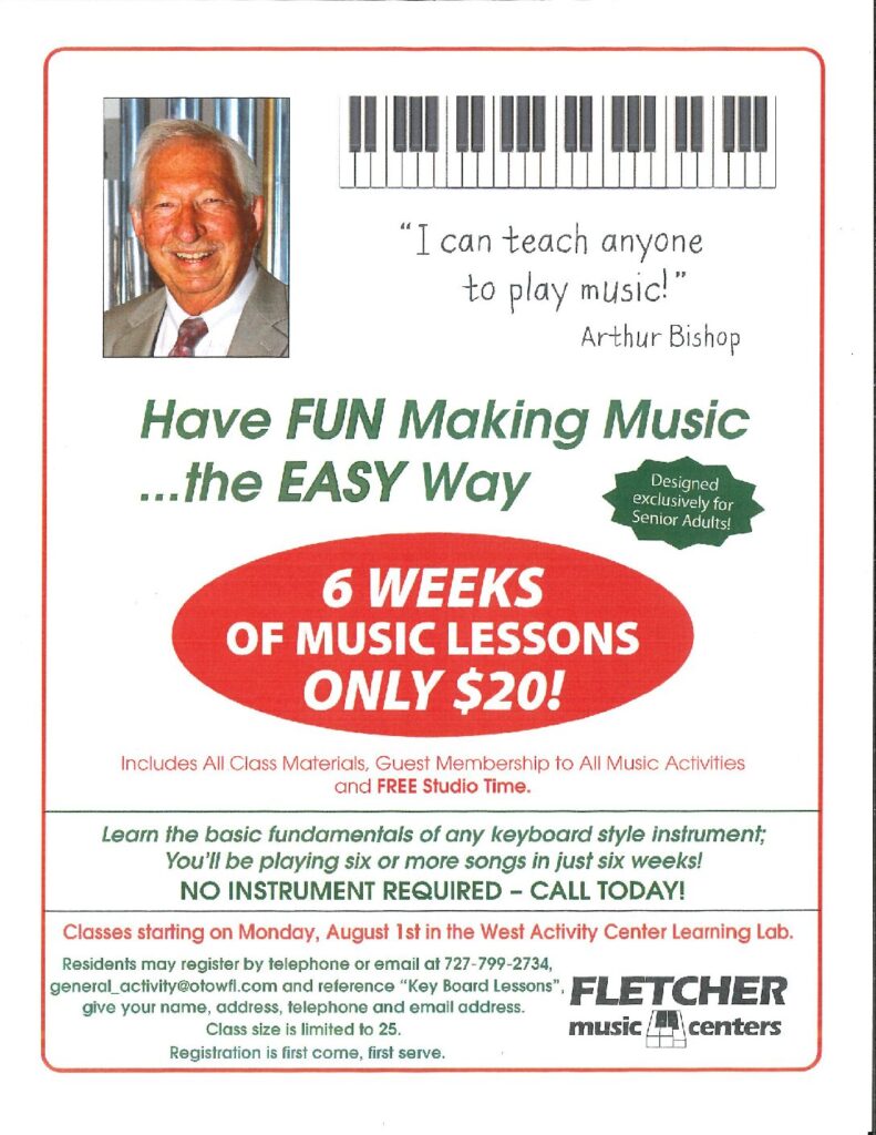 Fletcher Music Keyboard Lessons