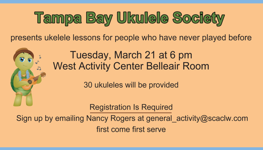Tampa Bay Ukulele Society Free Lessons