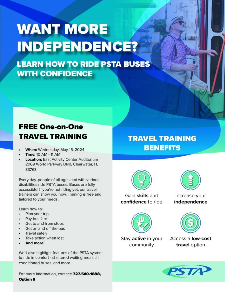 PSTA Travel Training Seminar Wed, May 15