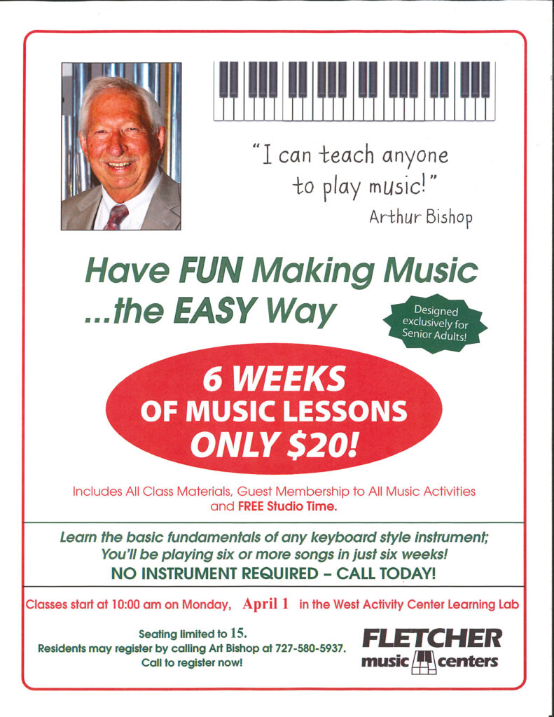 Nancy’s Bulletin Board On Top of the World Clearwater