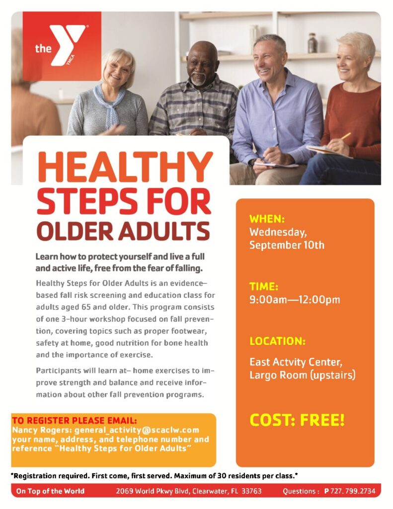 Healthy Steps for Older Adults Workshop