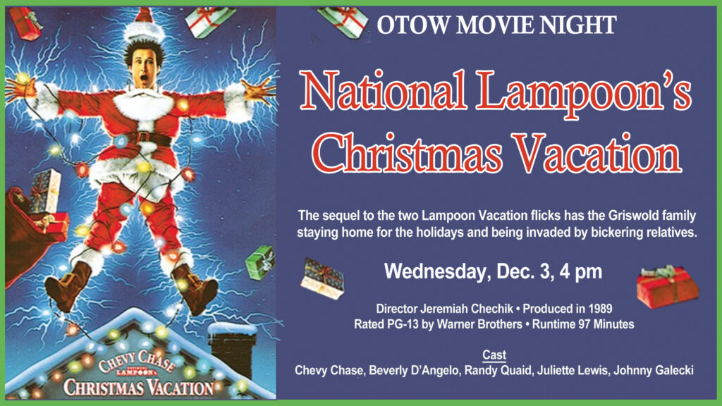 Movie Night Wed Dec 3th, 4 pm EAC Auditorium
