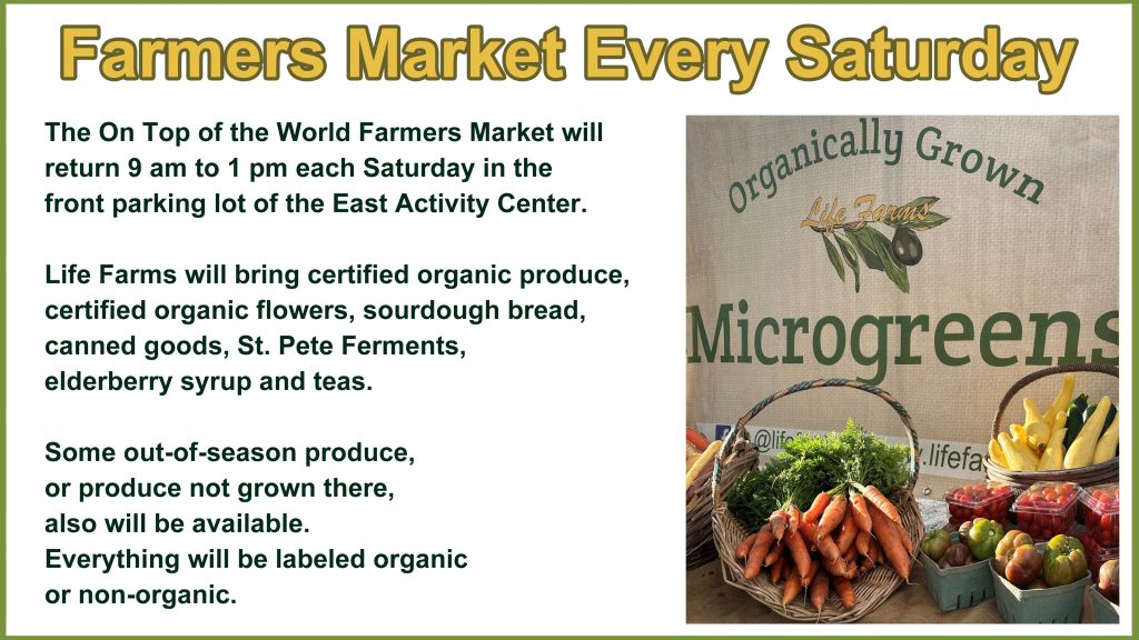 OTOW Saturday Farmers Market - 9 am - 1 pm
