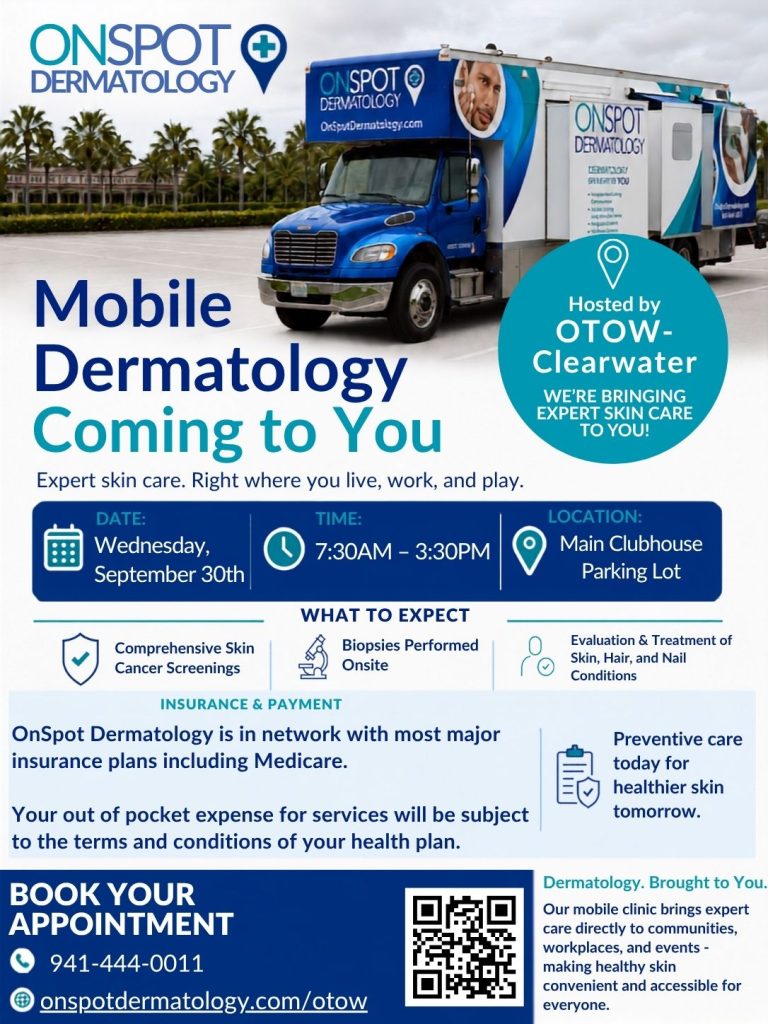 On Spot Dermatology Wed 7:30 am - 3:30 pm