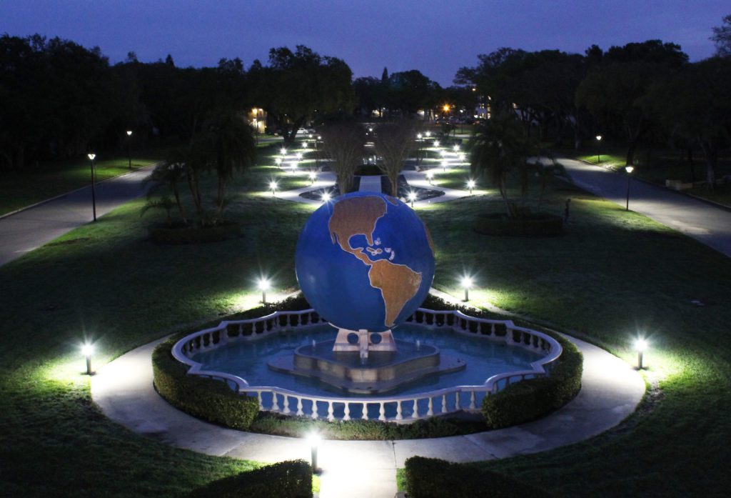 Sunset-Garden-Lights-Wide-1536x1045 OTOW Globe at night, On Top of the World Condos